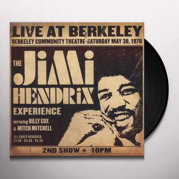 JIMI HENDRIX Live At Berkeley 2LP