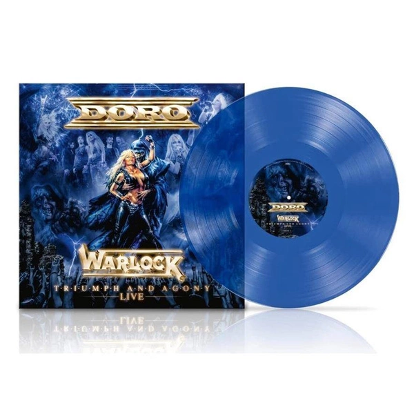 DORO Warlock - Triumph And Agony Live BLUE LP