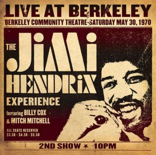 JIMI HENDRIX EXPERIENCE Live At Berkeley LP