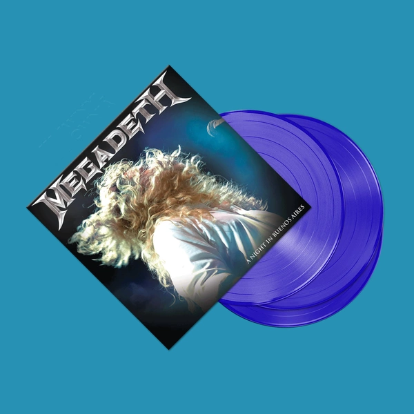 MEGADETH A Night In Buenos Aires 3LP Blue