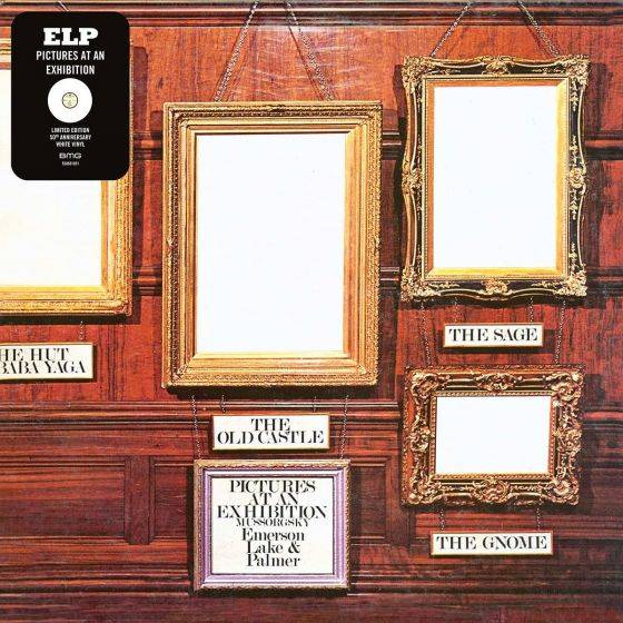 EMERSON, LAKE & PALMER Pictures At An Exhibition LP WHITE