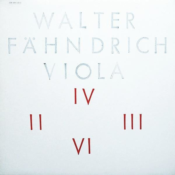 WALTER FAHNDRICH Viola LP